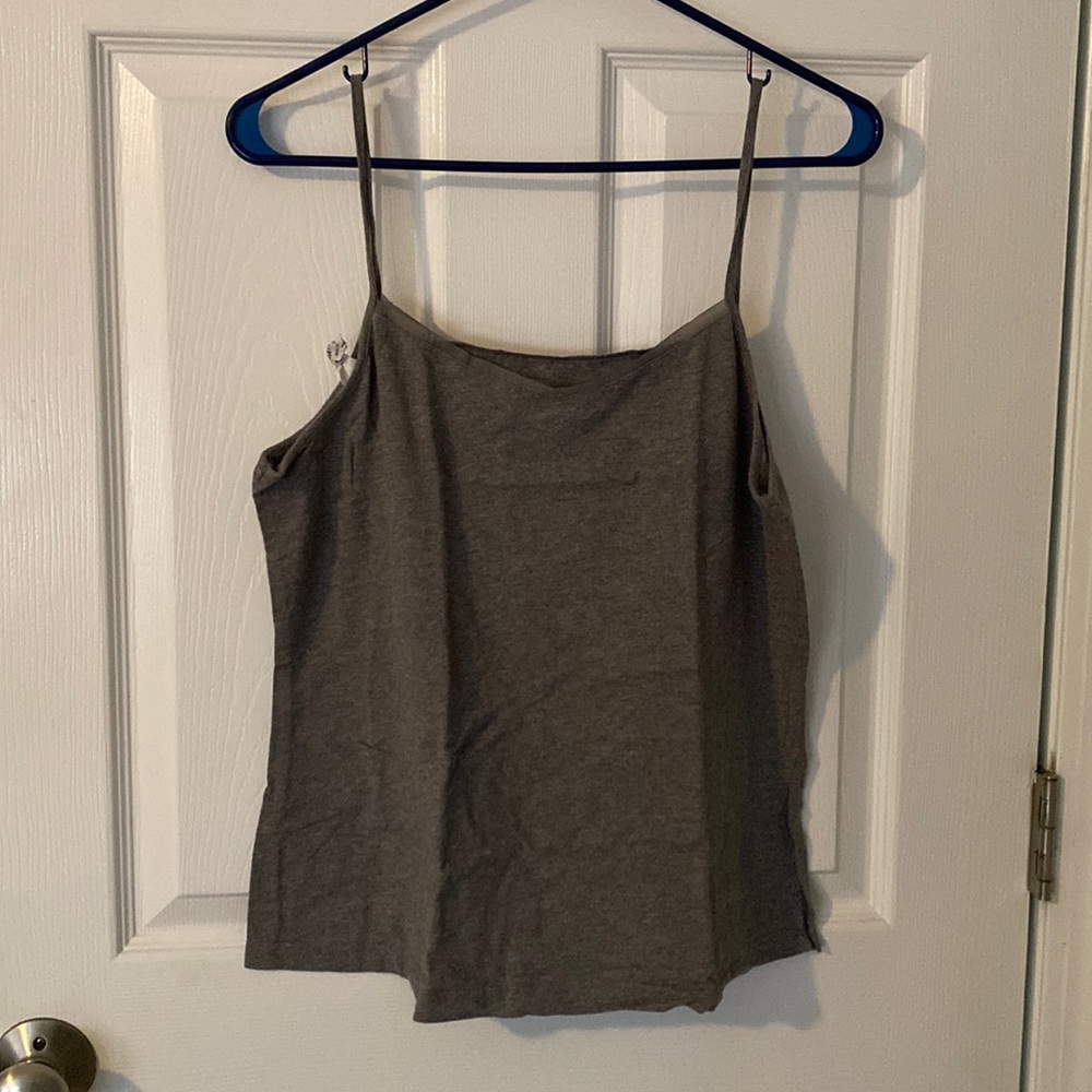 G.H. bass grey tank top